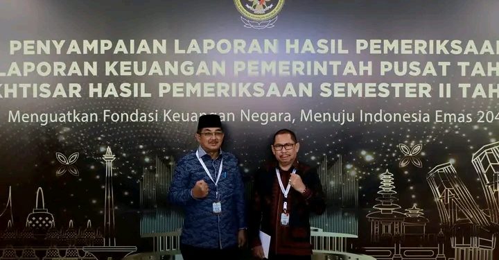 Bupati Anwar Sadat Hadiri Penyerahan LHP LKPP 2023
