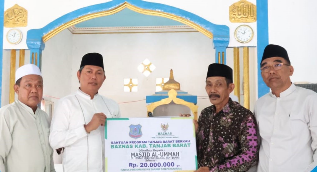 Wakil Bupati Tanjab Barat Hadiri Peringatan Isra Miraj Nabi Muhammad SAW di Masjid Al-Ummah