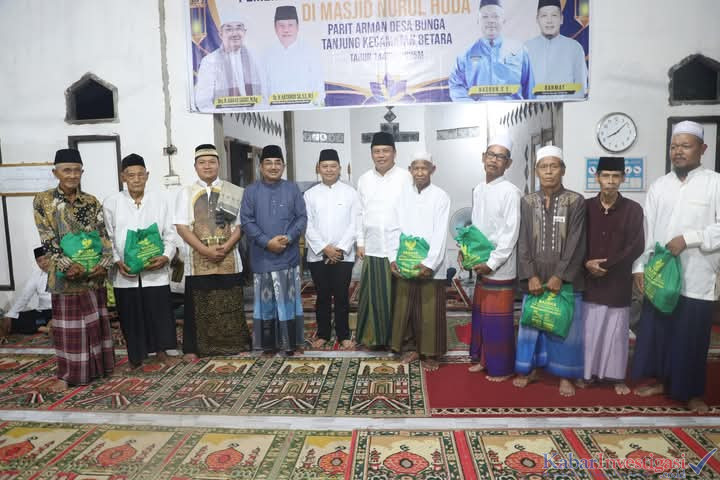 Bupati Anwar Sadat sampaikan 7 Program Unggulan di Safari Ramadhan Desa Bunga Tanjung