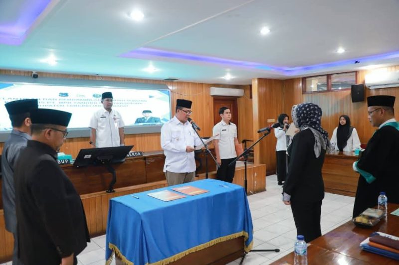 Wabup Katamso Lantik Komisaris PT BPR Tanggo Rajo